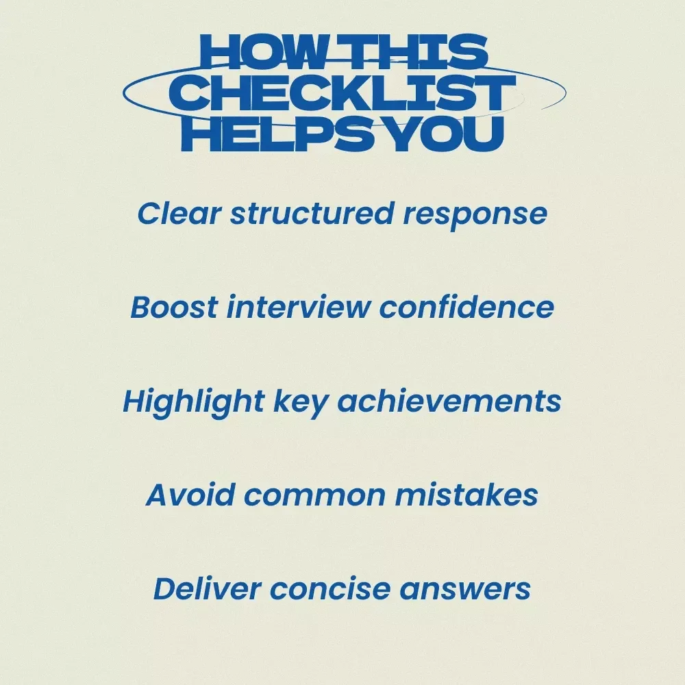 Master “Tell Me About Yourself” Checklist | How to Answer Tell Me About Yourself in an Interview | Job Interview Prep Guide, Career Confidence Tool, Instant Download