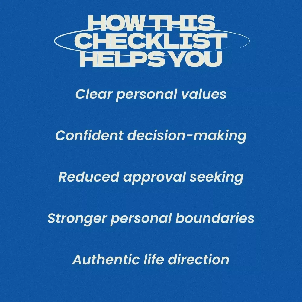 Live Your Truth Without Apology Checklist – How to Stop Living by Other People's Values, Personal Growth Guide, Self Discovery Digital Download