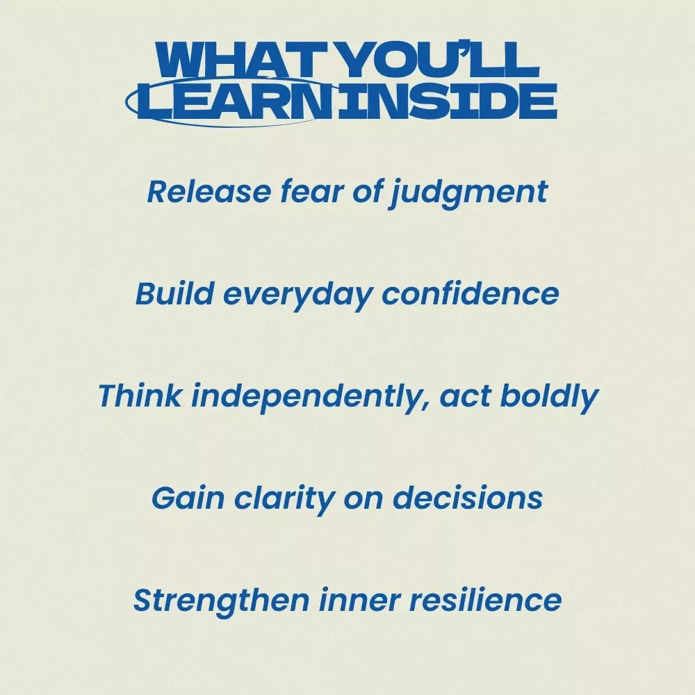 Choosing Yourself Even When Others Don’t Understand – A Guide on How to Deal with Fear of Judgment When Changing Paths, Build Confidence & Take Control of Your Life