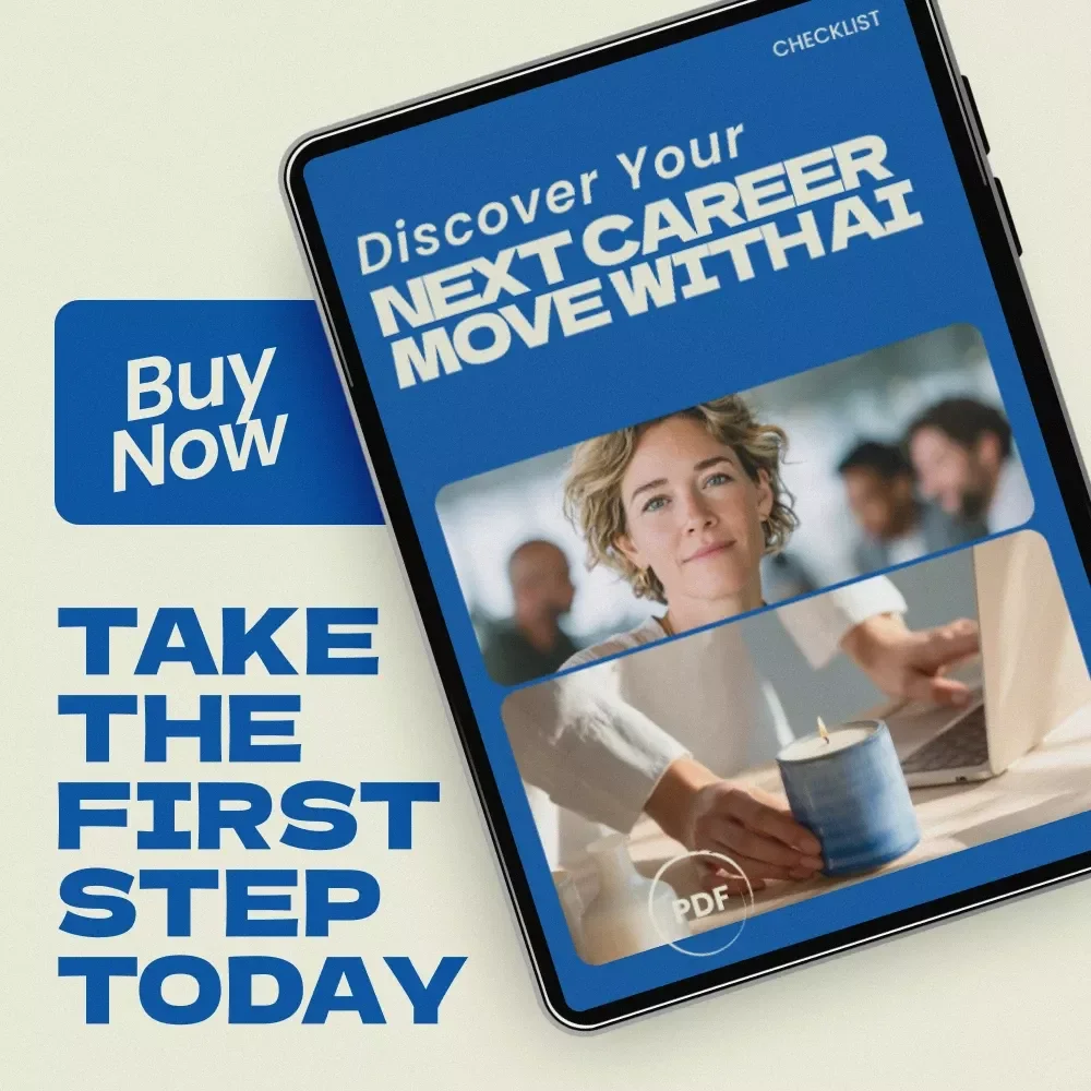 Discover Your Next Career Move With AI – Smart Checklist Using ai tools for discovering new career paths | Career Change Planner | Digital Download Guide