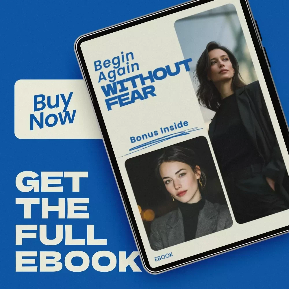 Begin Again Without Fear — How to Overcome Fear of Starting Over eBook, Life Reset Guide, Reinvention Workbook, Confidence Building Digital Download