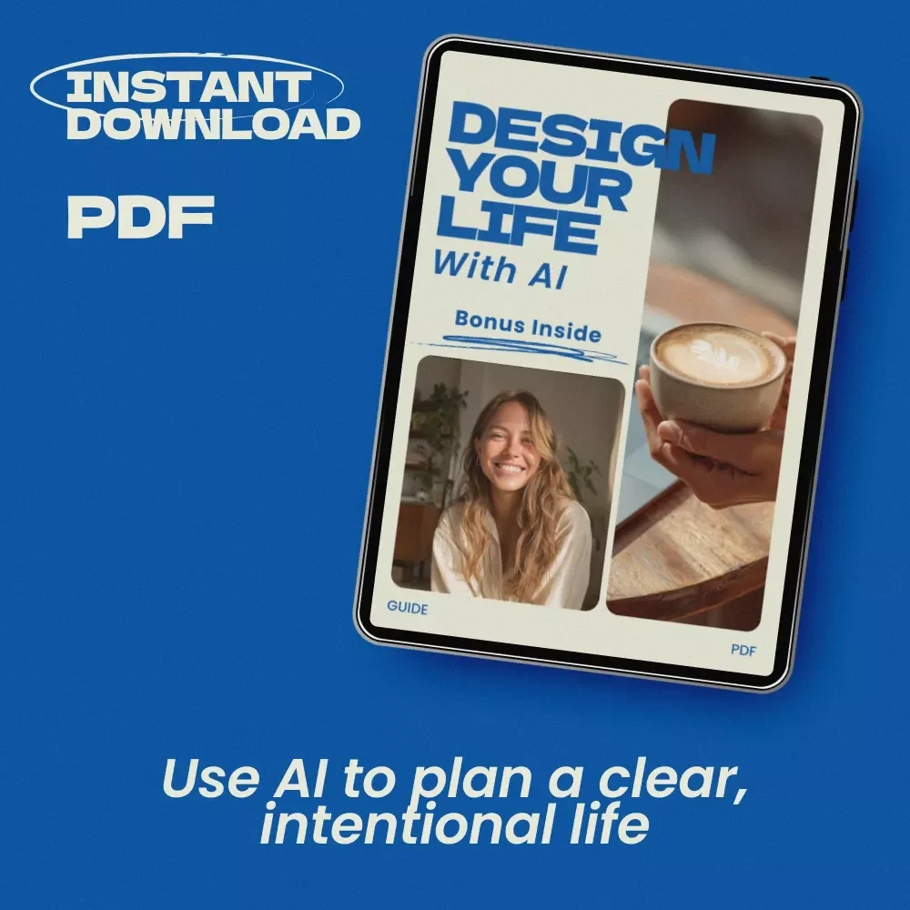 Design Your Life With AI – AI Tools for Personal Life Planning Guide, Digital Life Strategy eBook, Goal Setting & Future Planning Checklist