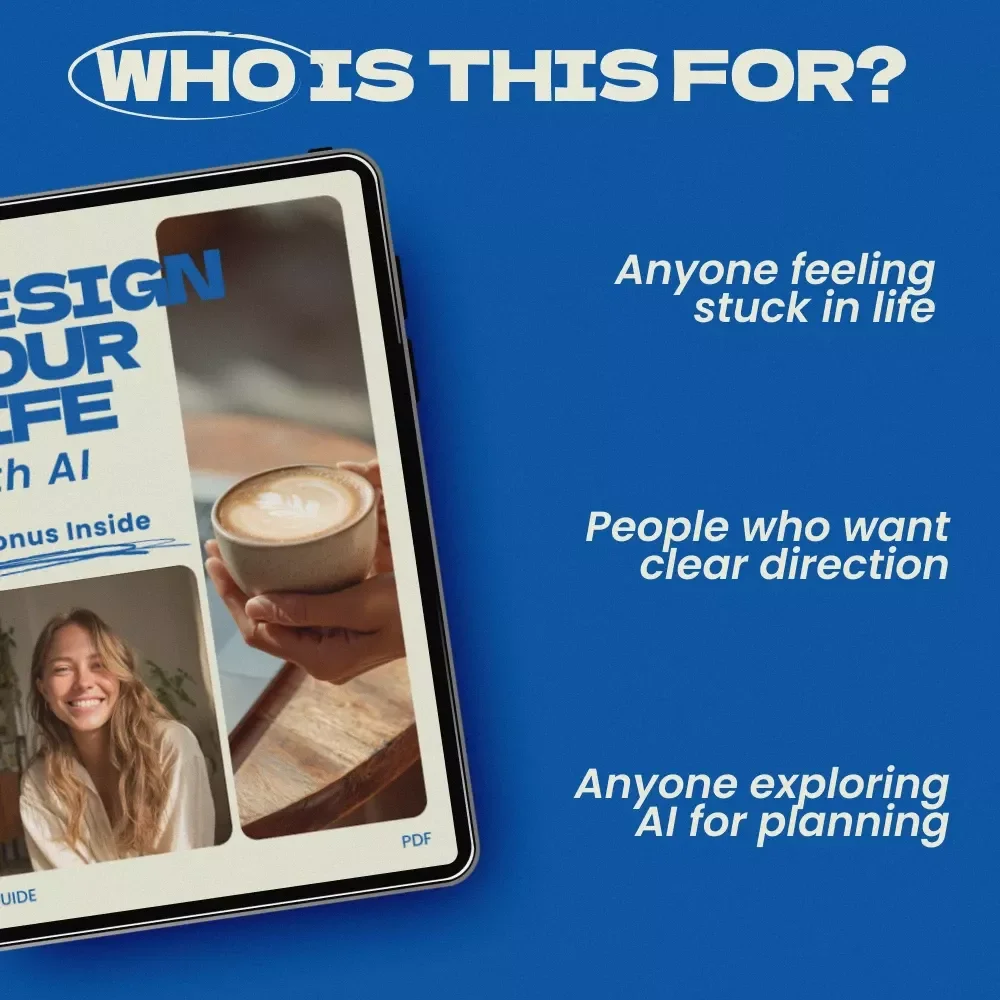 Design Your Life With AI – AI Tools for Personal Life Planning Guide, Digital Life Strategy eBook, Goal Setting & Future Planning Checklist