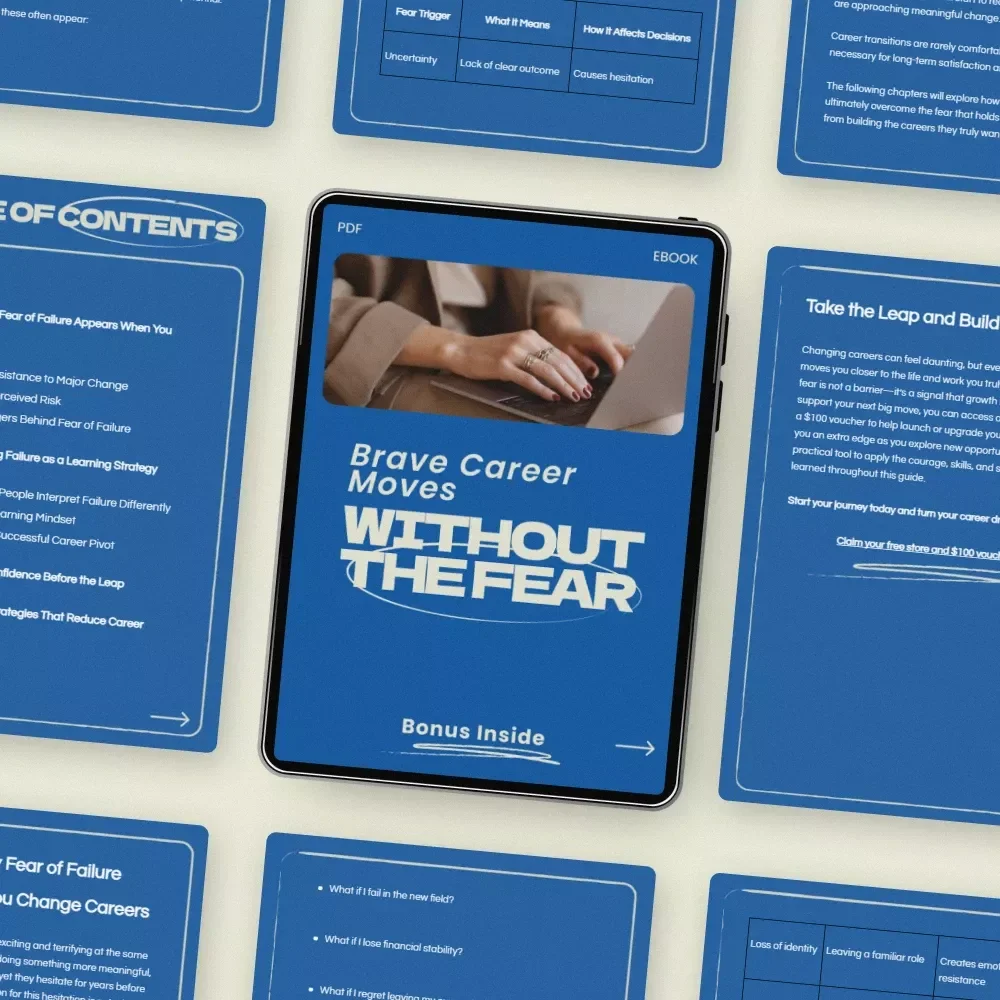 Brave Career Moves Without the Fear – A Powerful Guide on how to deal with fear of failure when changing careers, Build Confidence, and Reinvent Your Professional Path