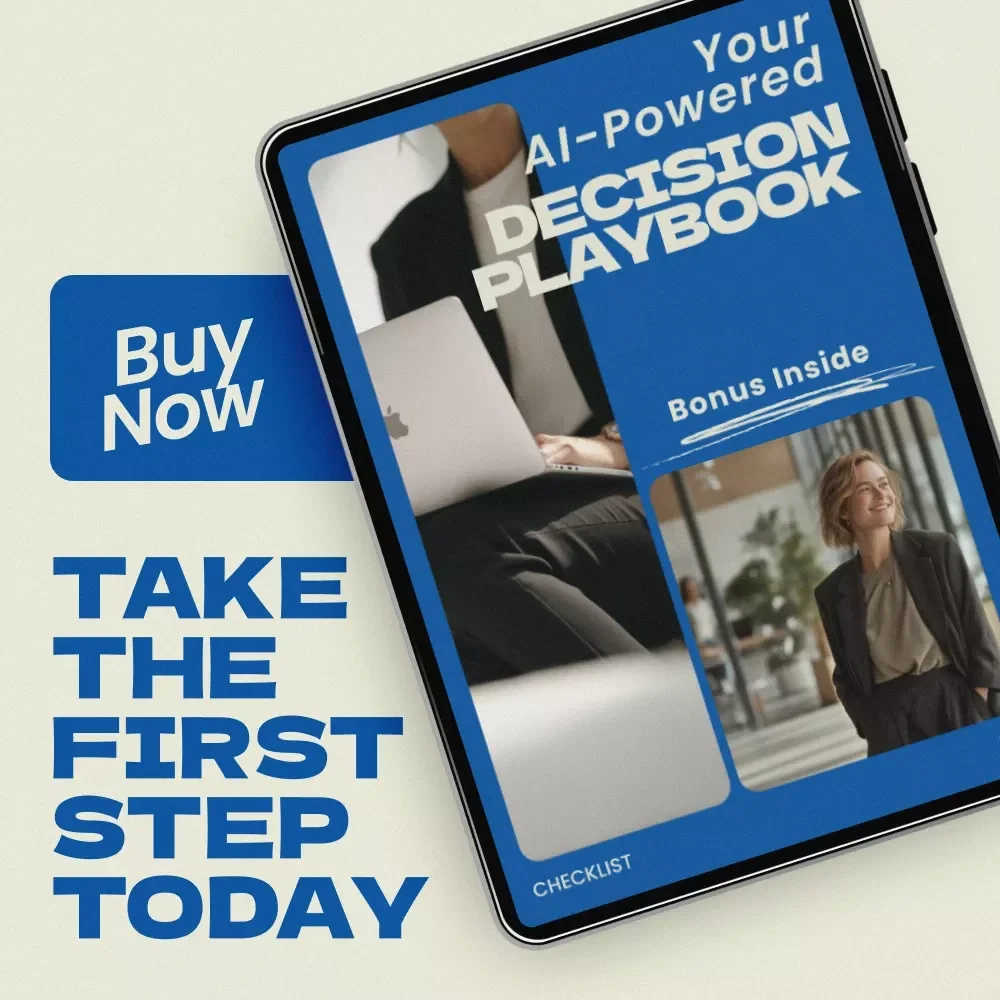 Your AI-Powered Decision Playbook – AI Prompts for Life Decision Making Checklist, Digital Download for Clarity, Better Choices & Confident Action