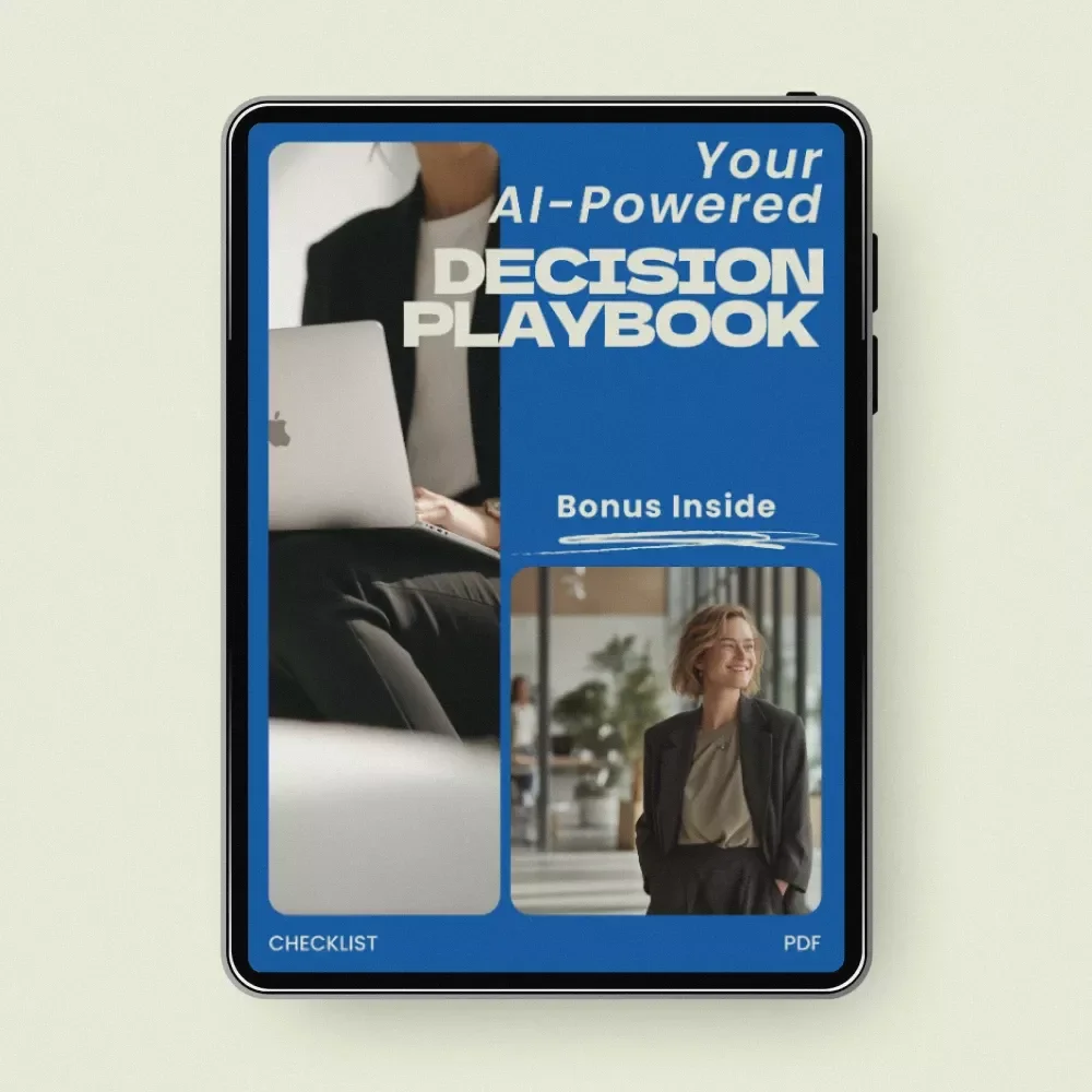 Your AI-Powered Decision Playbook – AI Prompts for Life Decision Making Checklist, Digital Download for Clarity, Better Choices & Confident Action