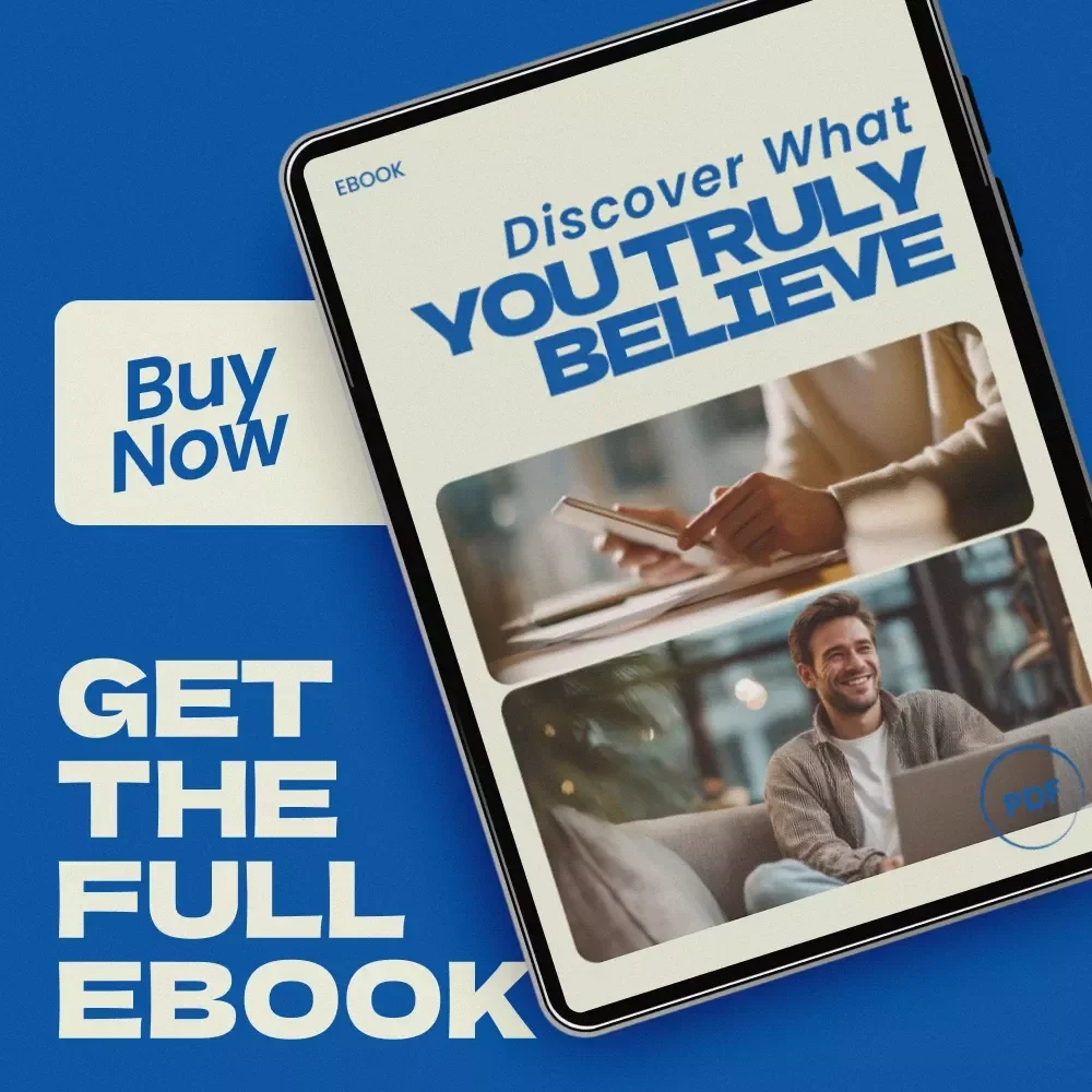 Discover What You Truly Believe – A Transformational eBook Guide on How to Know What You Truly Believe, Self-Reflection Workbook, Personal Growth Digital Download