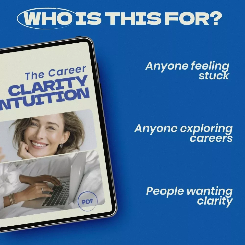 The Career Clarity Intuition Checklist – Intuition Clues When Choosing a Career Guide, Career Decision Workbook, Find Your True Path Digital Download