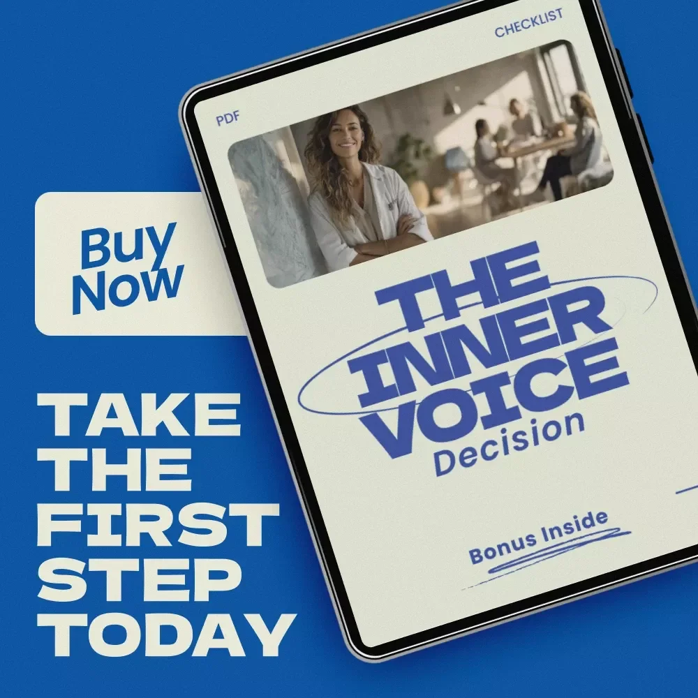 The Inner Voice Decision Checklist – Intuition Signs When Making a Big Decision, Self-Guided Clarity Tool, Mindful Choice Workbook, Instant Digital Download