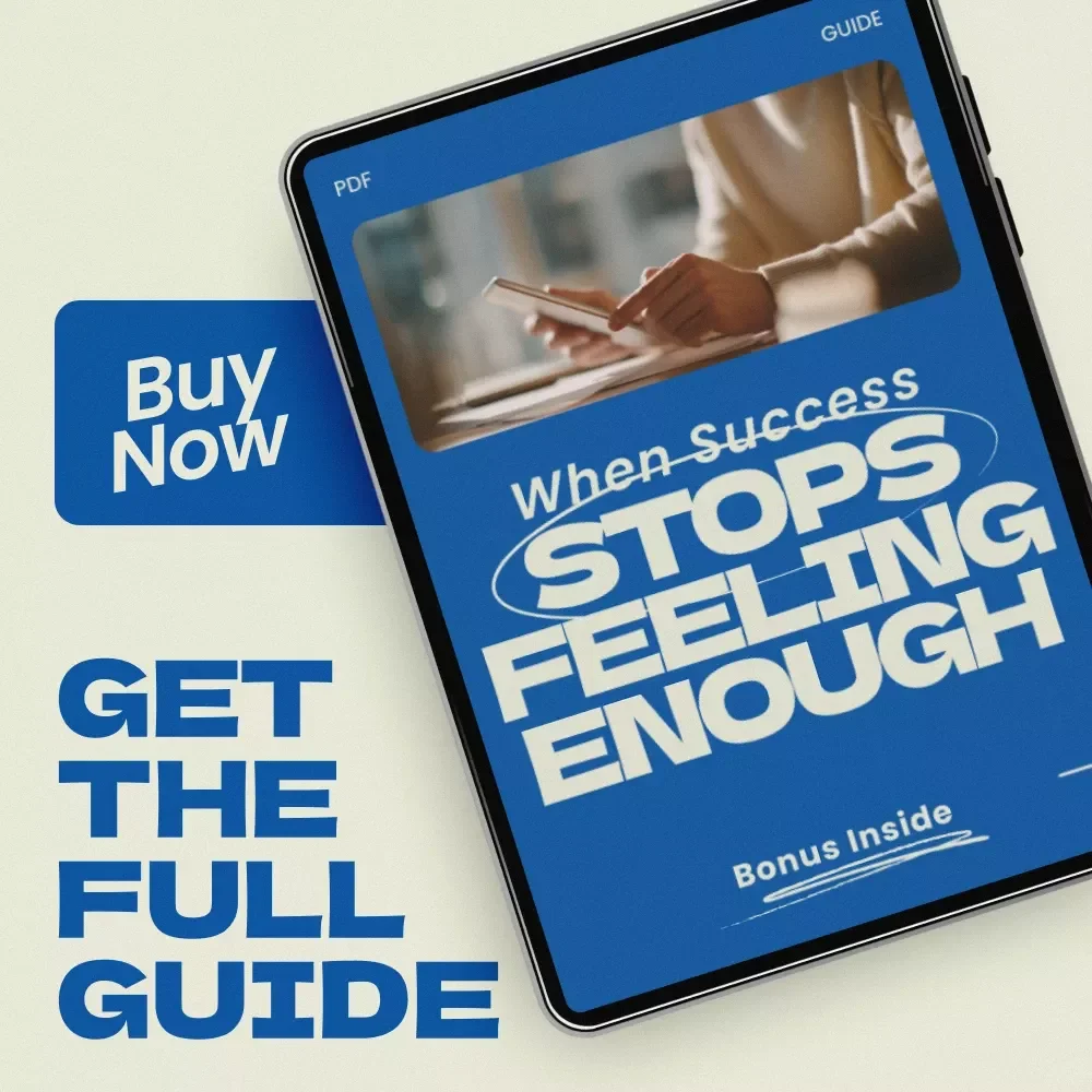 When Success Stops Feeling Enough | A Powerful Guide on how to find purpose when you have everything | Life Direction Reset, Meaning & Fulfillment Workbook