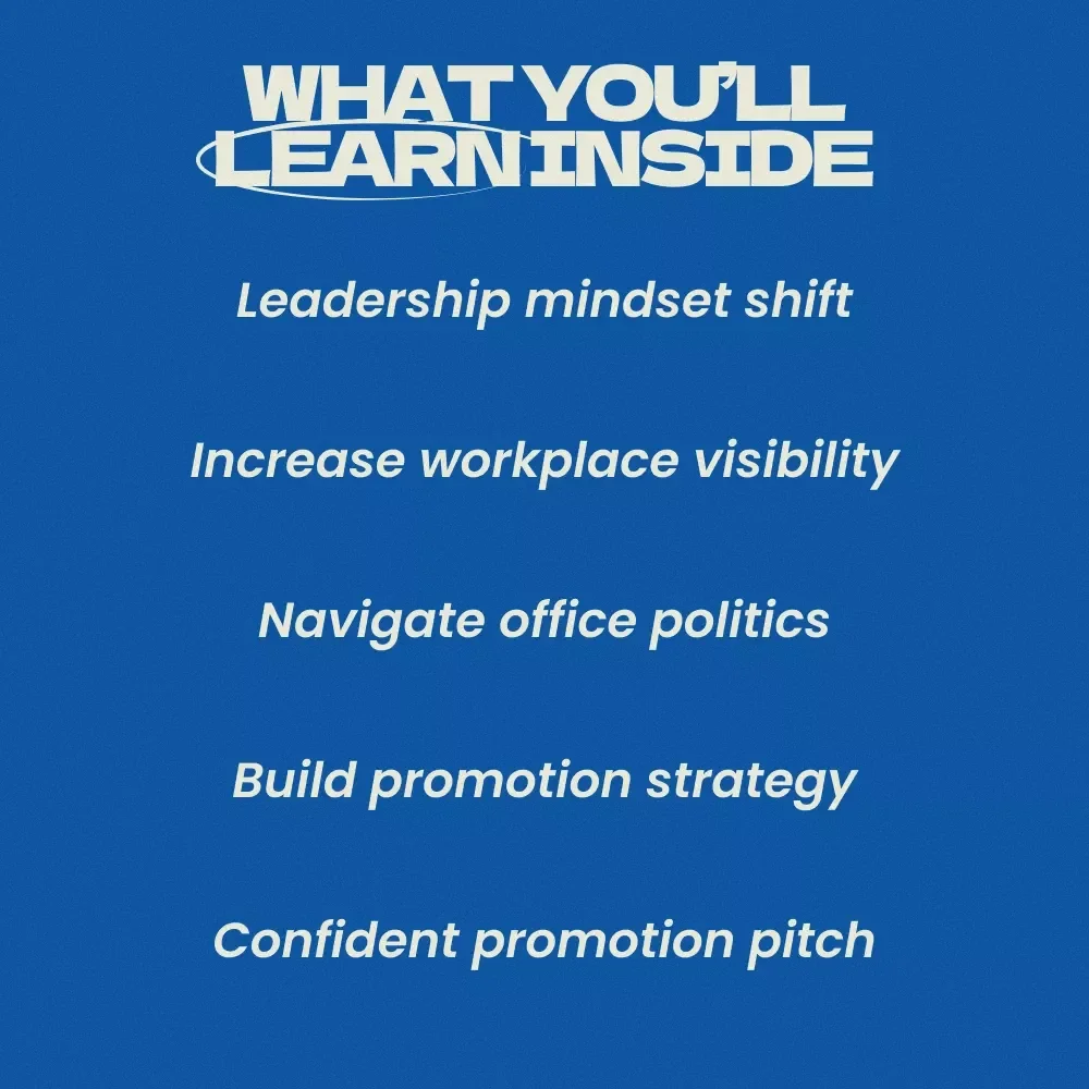 Fast Track to Promotion: Smart Moves for Career Growth — Practical Guide on how to get promoted quickly, Build Leadership Mindset, Increase Workplace Visibility & Accelerate Career Advancement (Digital Download)