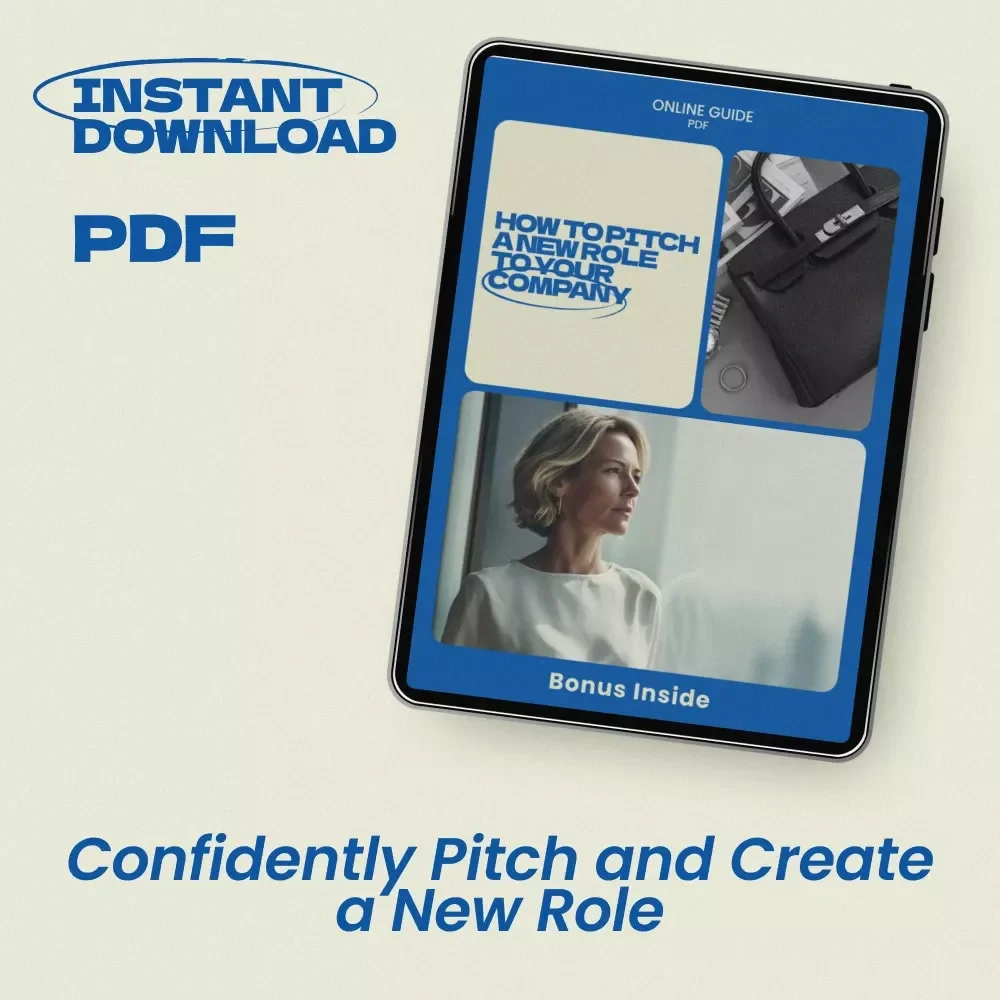 How to Pitch a New Role to Your Company Checklist | Career Growth Strategy Guide | Professional Development Tool | Workplace Advancement Resource | how to pitch a new role to your company