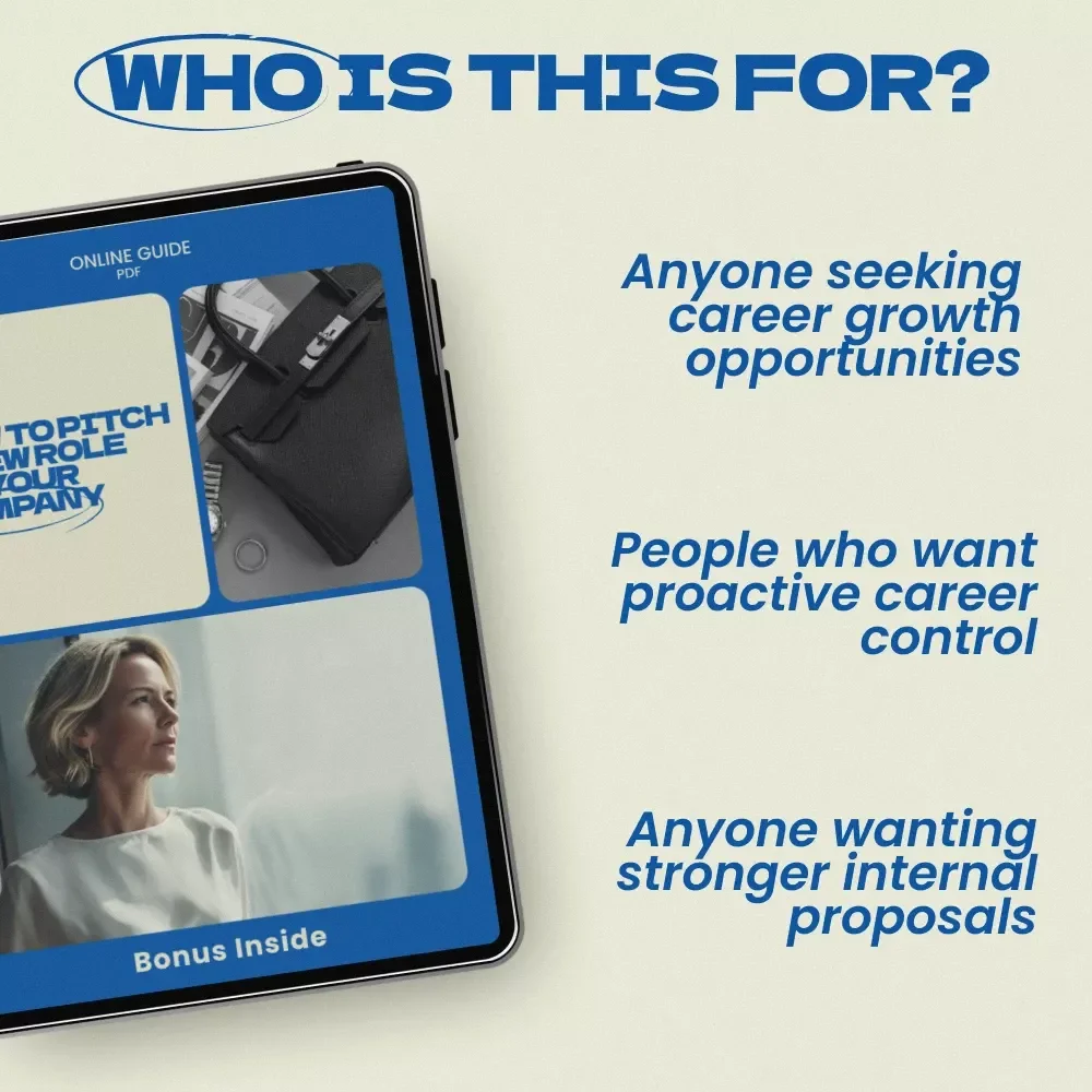 How to Pitch a New Role to Your Company Checklist | Career Growth Strategy Guide | Professional Development Tool | Workplace Advancement Resource | how to pitch a new role to your company