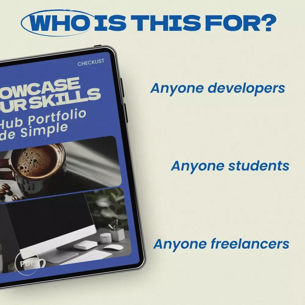 Showcase Your Skills: GitHub Portfolio Made Simple — Checklist Guide for Developers | how to use github for your tech portfolio | Tech Career Portfolio Builder