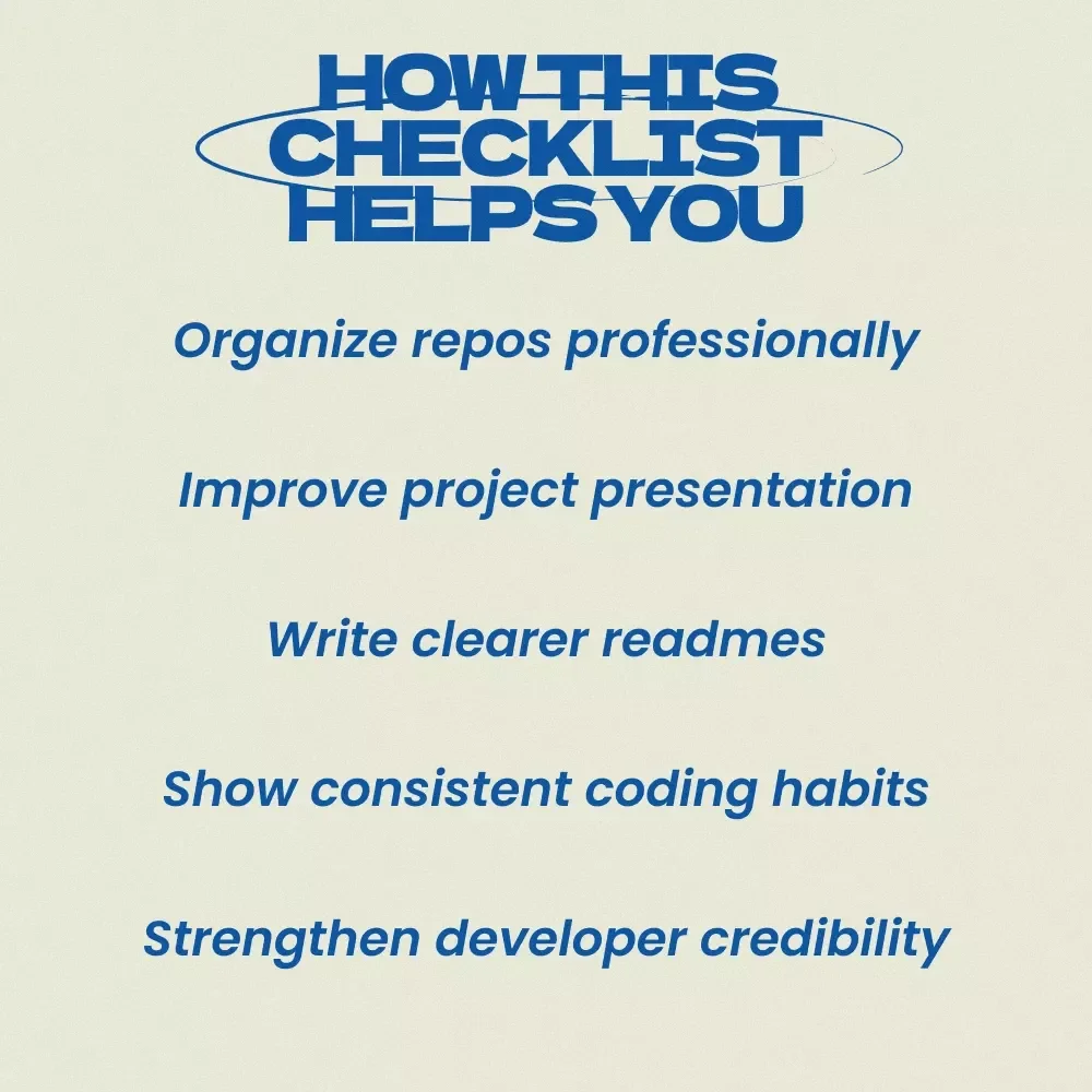 Showcase Your Skills: GitHub Portfolio Made Simple — Checklist Guide for Developers | how to use github for your tech portfolio | Tech Career Portfolio Builder