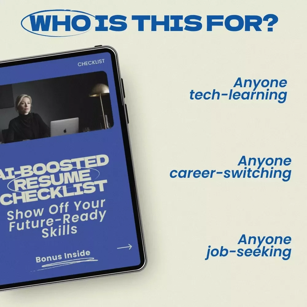 AI-Boosted Resume Checklist: Show Off Your Future-Ready Skills | How to Add AI Skills to Your Resume Guide, Job Seeker Resume Upgrade, AI Career Skills Checklist