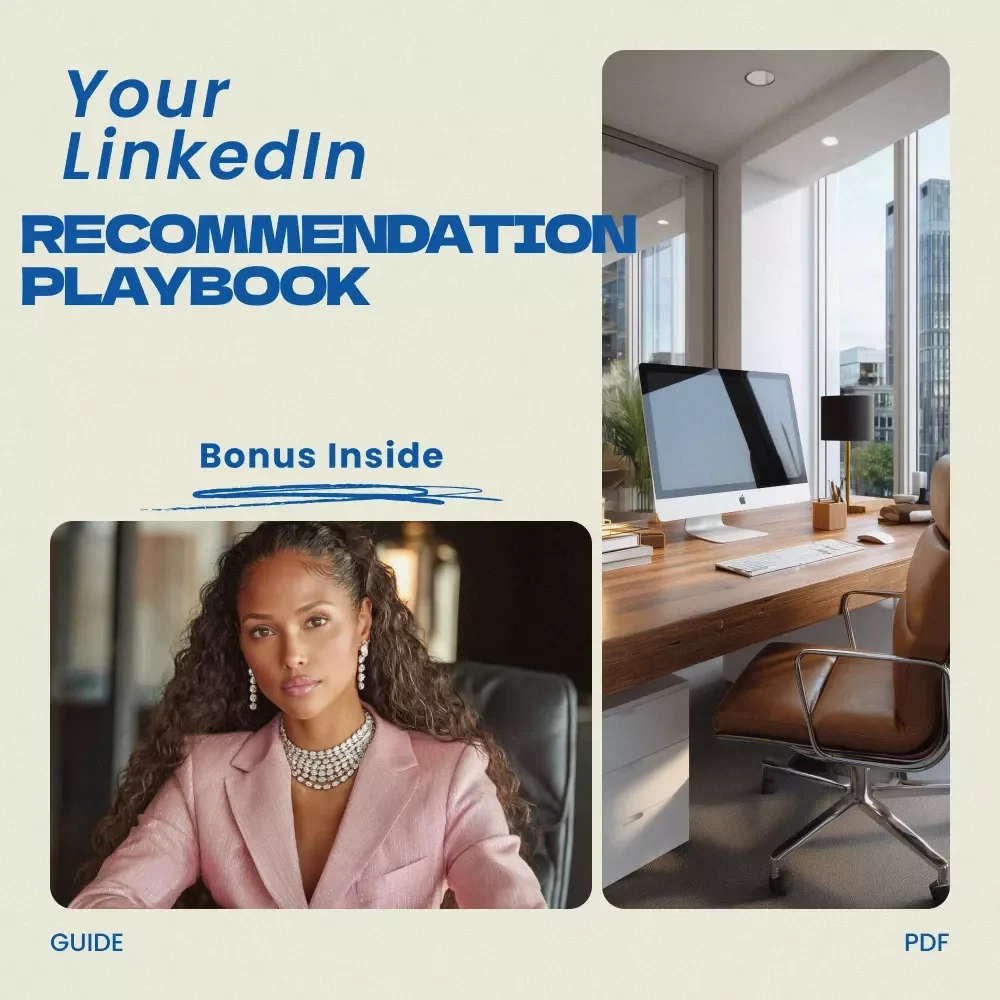 Your LinkedIn Recommendation Playbook: Checklist Guide on how to ask for a linkedin recommendation | Career Growth LinkedIn Strategy Download