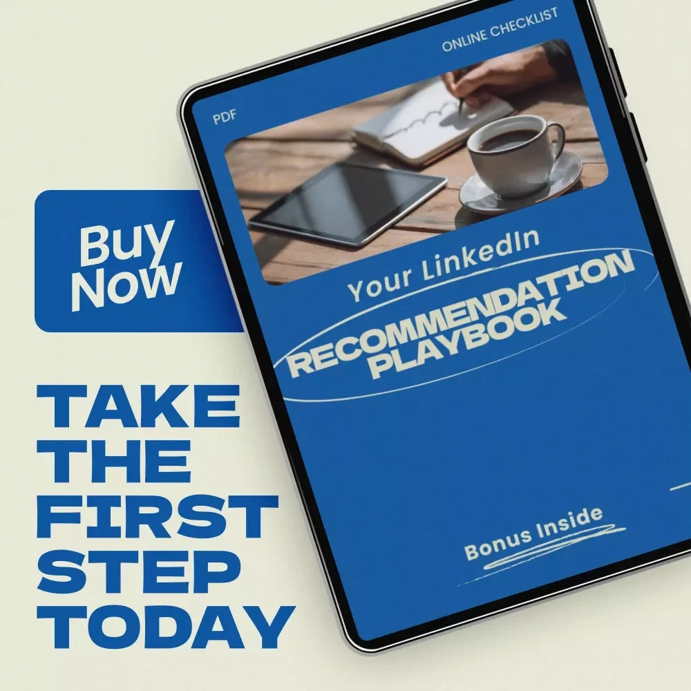 Your LinkedIn Recommendation Playbook: Checklist Guide on how to ask for a linkedin recommendation | Career Growth LinkedIn Strategy Download