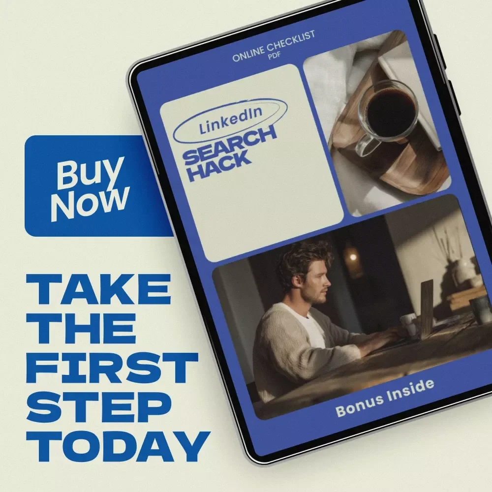 LinkedIn Search Hack Checklist – How to Optimize Your LinkedIn Profile for Search, LinkedIn SEO Guide, Job Seeker & Personal Branding Digital Download