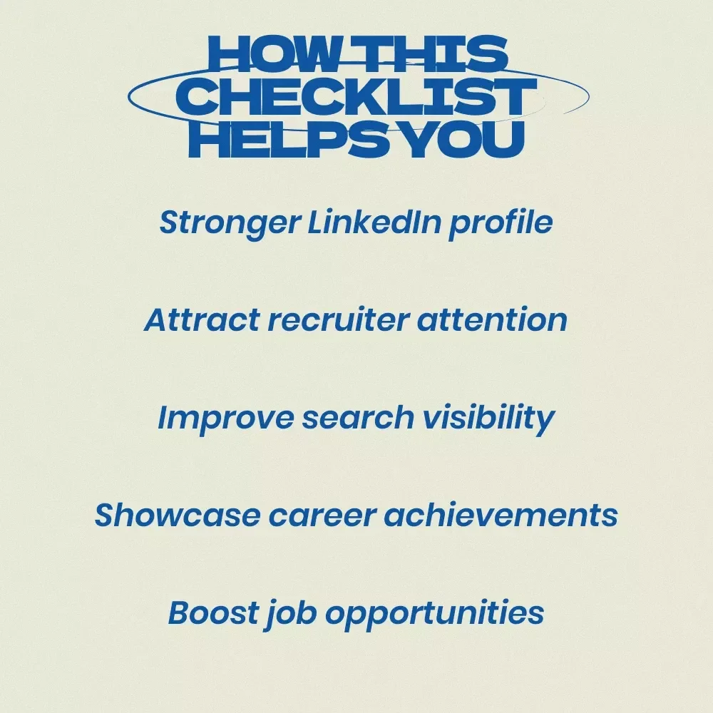 Stand Out to Recruiters on LinkedIn Checklist – Job Search Strategy Guide, Career Branding Worksheet, How to Get Noticed by Recruiters on LinkedIn Digital Download