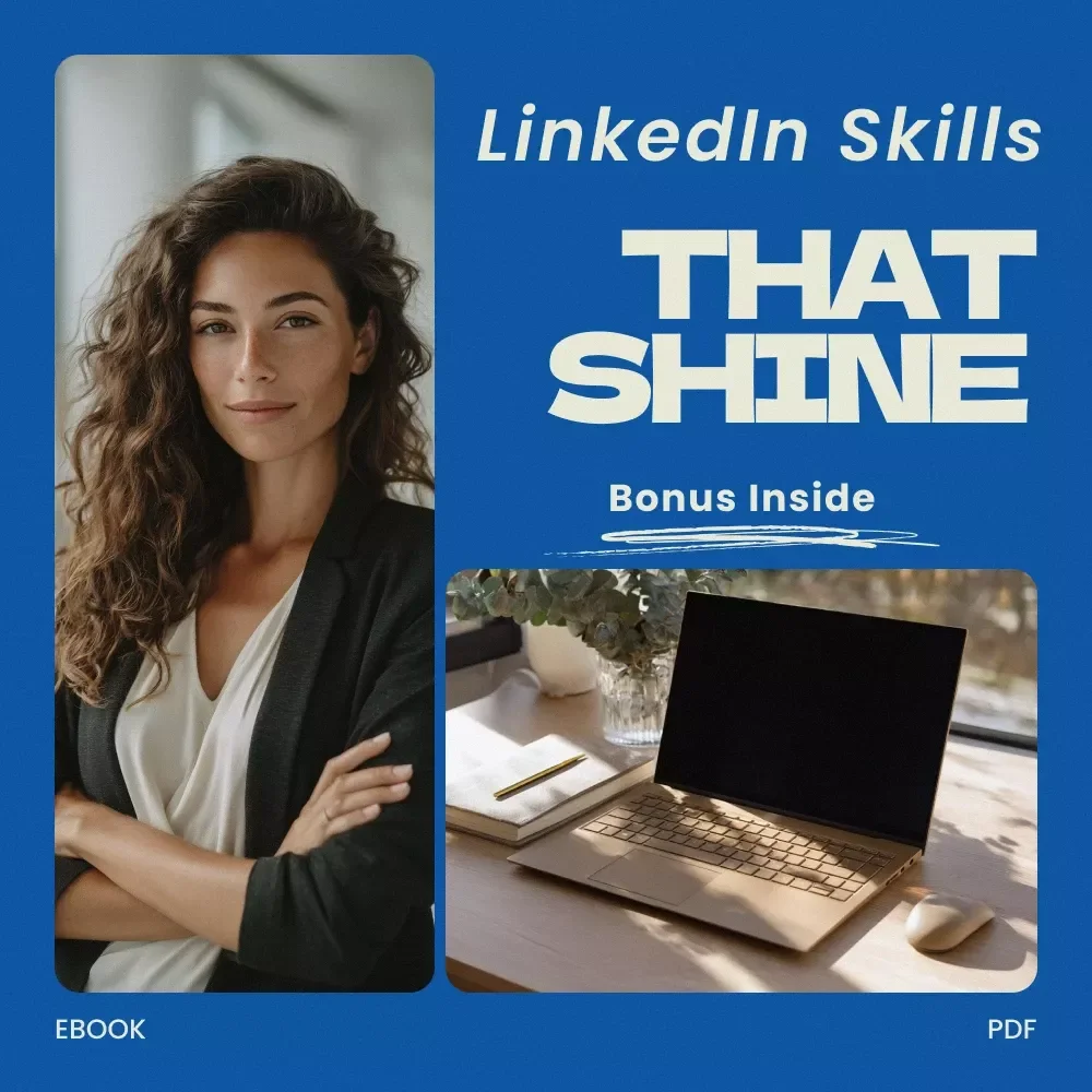 LinkedIn Skills That Shine: How to List Skills on LinkedIn Guide, LinkedIn Profile Optimization Checklist, Personal Branding eBook, Job Search Strategy Digital Download