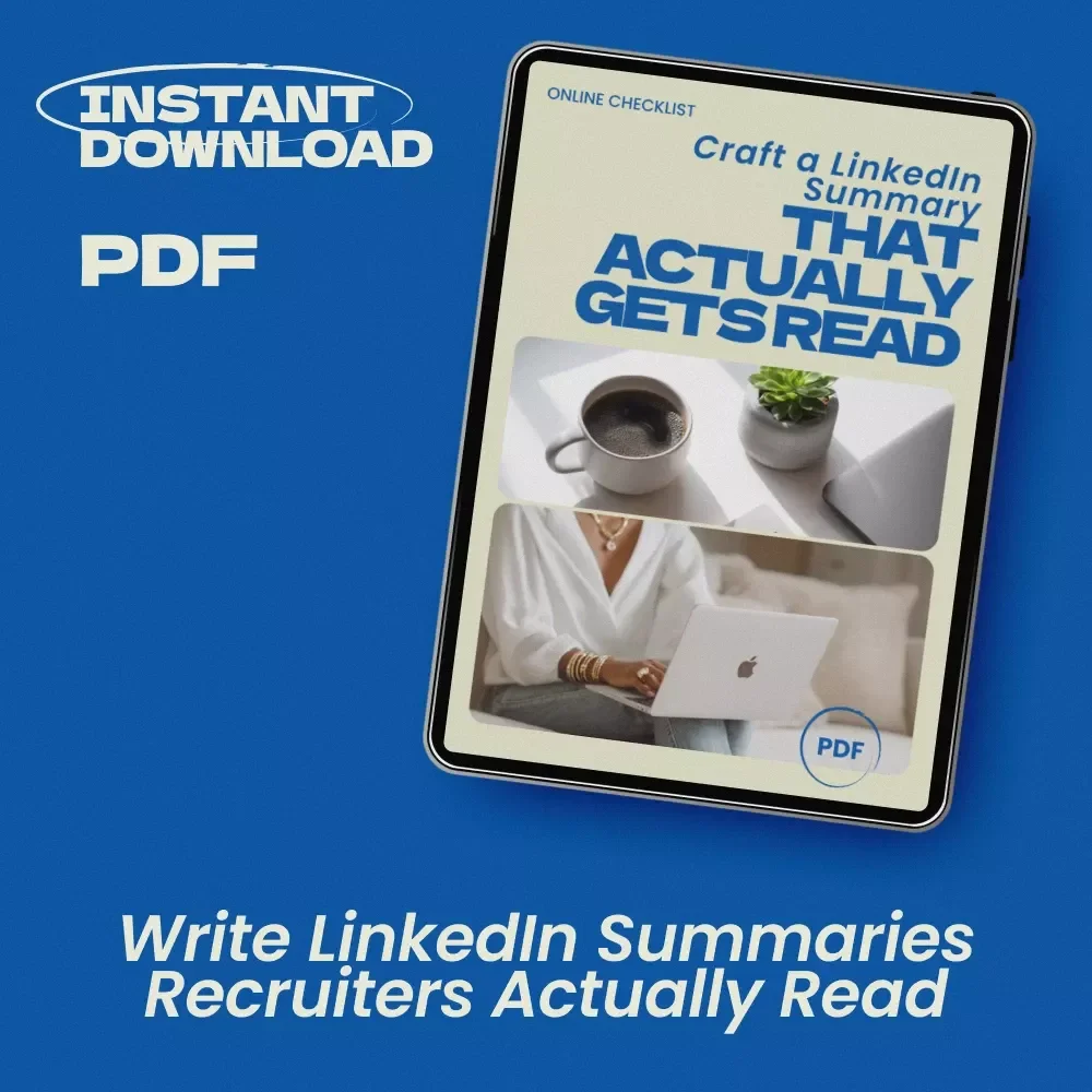 Craft a LinkedIn Summary That Actually Gets Read – Checklist Guide | How to Write a Compelling LinkedIn Summary | LinkedIn Profile Optimization, Personal Branding, Career Growth Digital Download