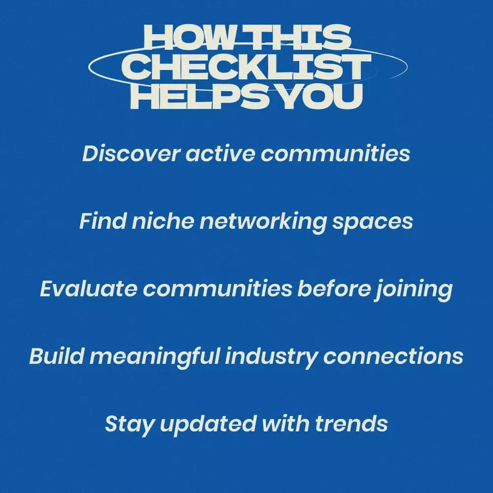 Finding Online Communities for Your Industry Checklist – How to Find Online Communities for Your Industry, Professional Networking Guide, Digital Download for Entrepreneurs, Creators & Professionals