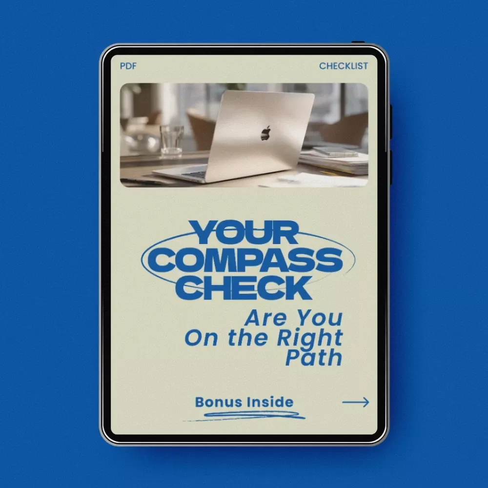Your Compass Check: Are You On the Right Path – Self-Discovery Checklist to Help You Decide how to know if you are on the right path | Personal Growth Guide & Life Direction Digital Download