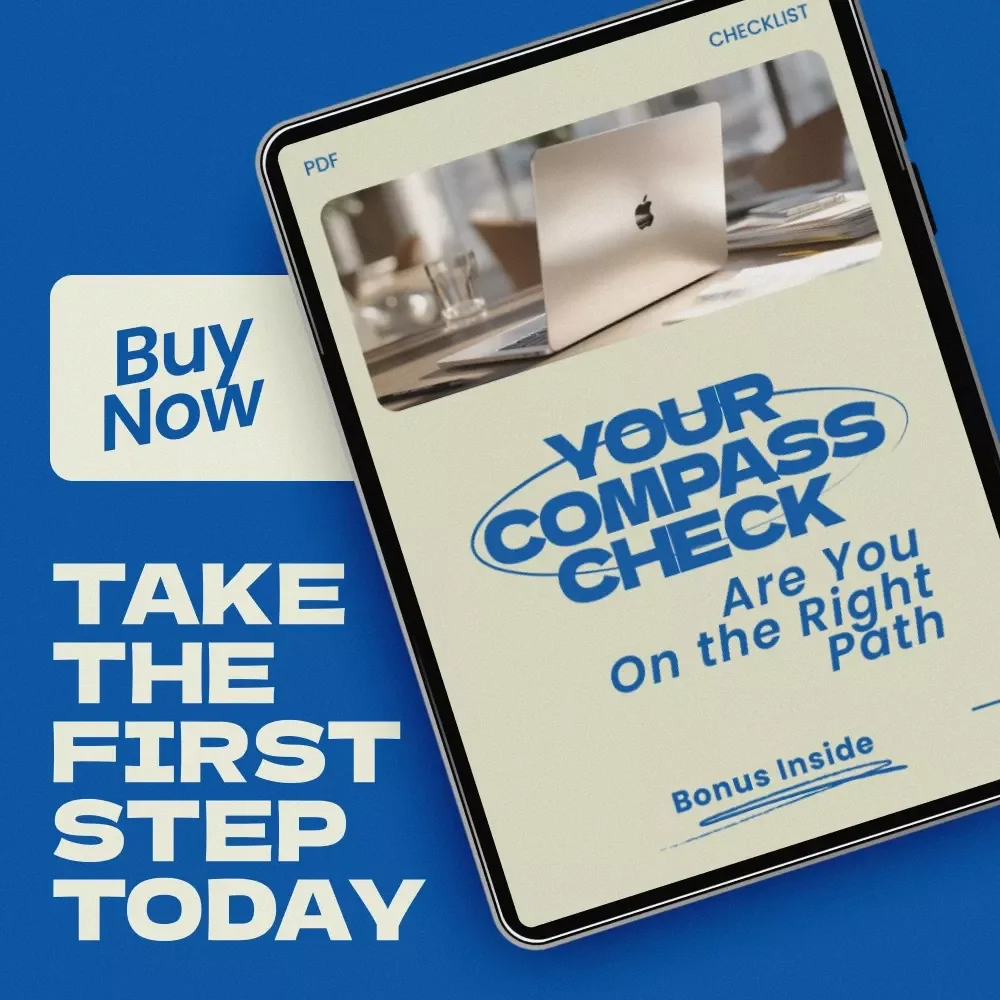 Your Compass Check: Are You On the Right Path – Self-Discovery Checklist to Help You Decide how to know if you are on the right path | Personal Growth Guide & Life Direction Digital Download