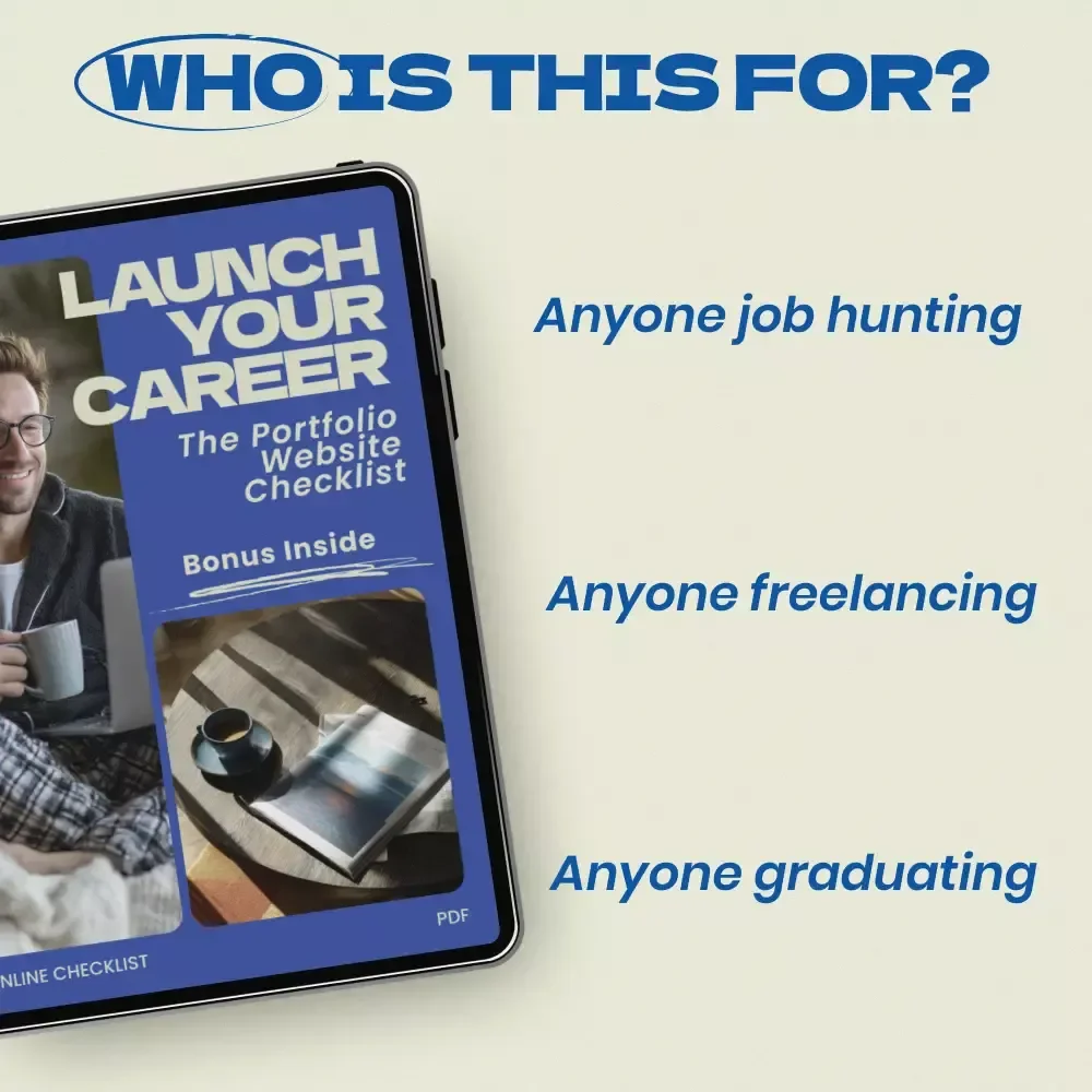 Launch Your Career: The Portfolio Website Checklist – How to Create a Portfolio Website for Your Job Search | Professional Online Portfolio Planning Guide & Career Branding Checklist