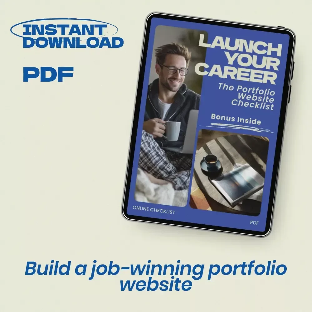 Launch Your Career: The Portfolio Website Checklist – How to Create a Portfolio Website for Your Job Search | Professional Online Portfolio Planning Guide & Career Branding Checklist