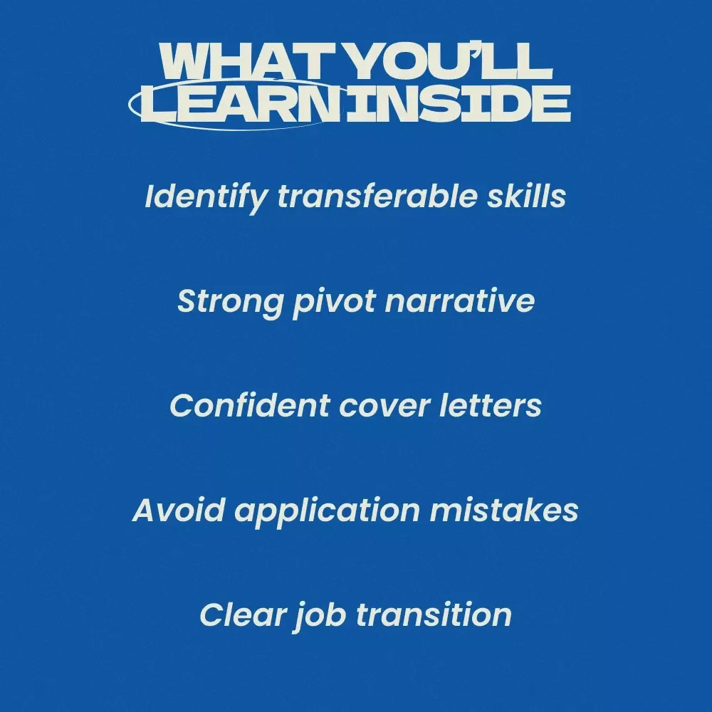 Transform Your Resume with a Winning Cover Letter – Career Pivot Guide | How to Write a Cover Letter for a Career Pivot | Resume Transition Strategy, Job Change Workbook, Digital Download
