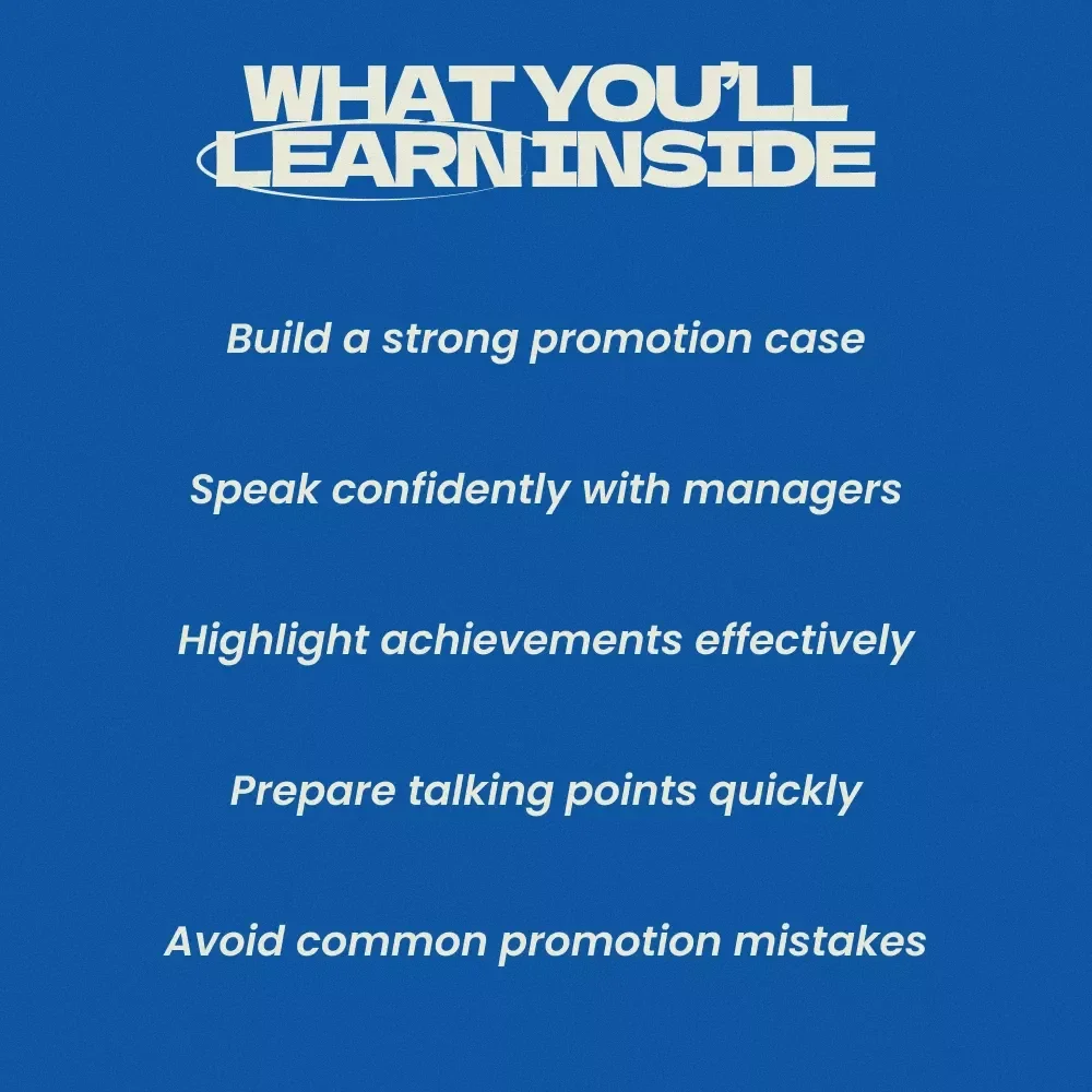 Smart Ways to Ask for a Promotion – Professional Career Growth Guide, how to ask for a promotion Strategy Workbook, AI Prompts, Scripts & Confidence Tips for Workplace Advancement