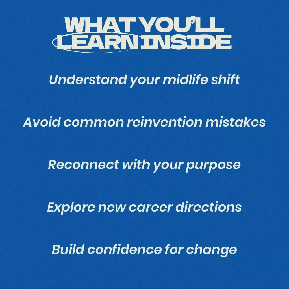 Reinventing You: Navigating the 40s Identity Crossroads | identity crisis in your 40s eBook, Midlife Reinvention Guide, Self-Discovery Digital Download