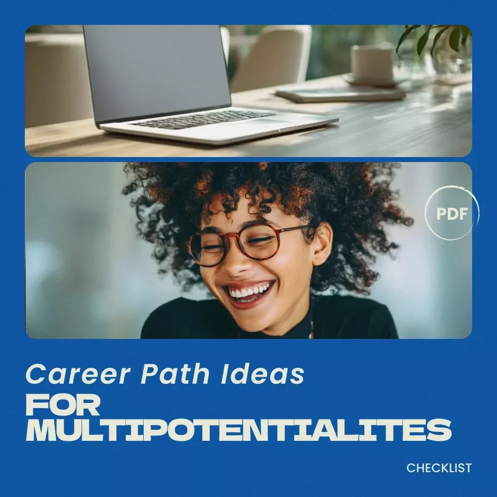 Career Path Ideas for Multipotentialites – Printable Checklist for Exploring Diverse Careers | Career Path Ideas for Multipotentialites Digital Download