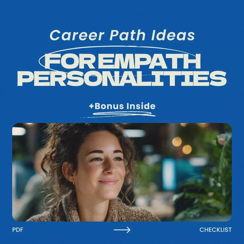 Career Path Ideas for Empath Personalities: A Checklist | Career Path Ideas for Empath Personalities Digital Download Checklist for Empaths Seeking Purposeful Work