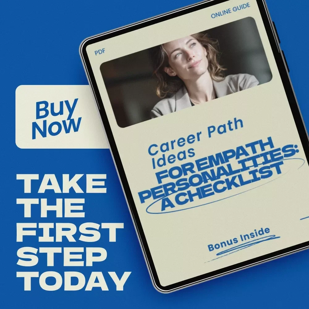 Career Path Ideas for Empath Personalities: A Checklist | Career Path Ideas for Empath Personalities Digital Download Checklist for Empaths Seeking Purposeful Work