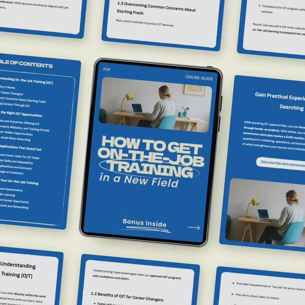 How to Get On-the-Job Training in a New Field – Career Change Guide, OJT Job Search Strategy, Resume & Networking Tips, Digital Career Guide