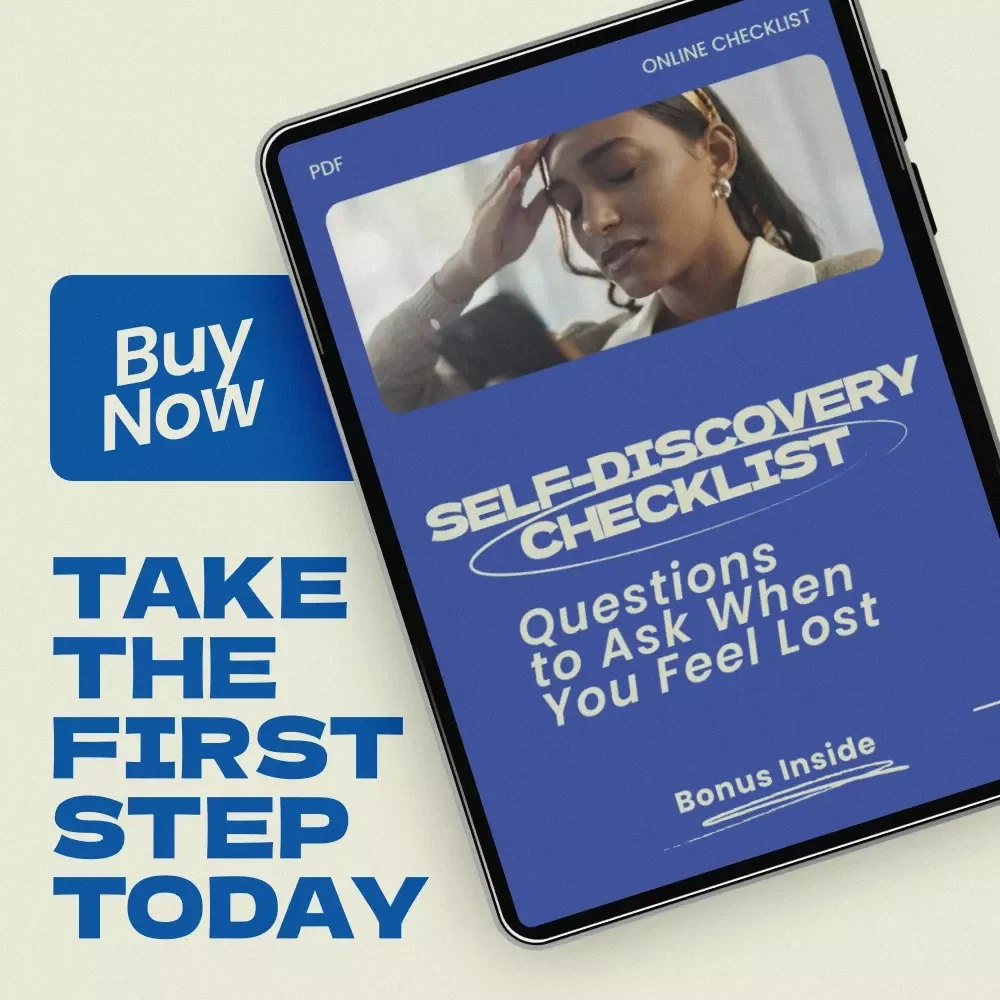 Self-Discovery Checklist: Questions to Ask When You Feel Lost, Self Discovery Questions When You Feel Lost Digital Download, Printable Reflection Worksheet, Personal Growth Checklist, Mindset Journal Prompt Guide