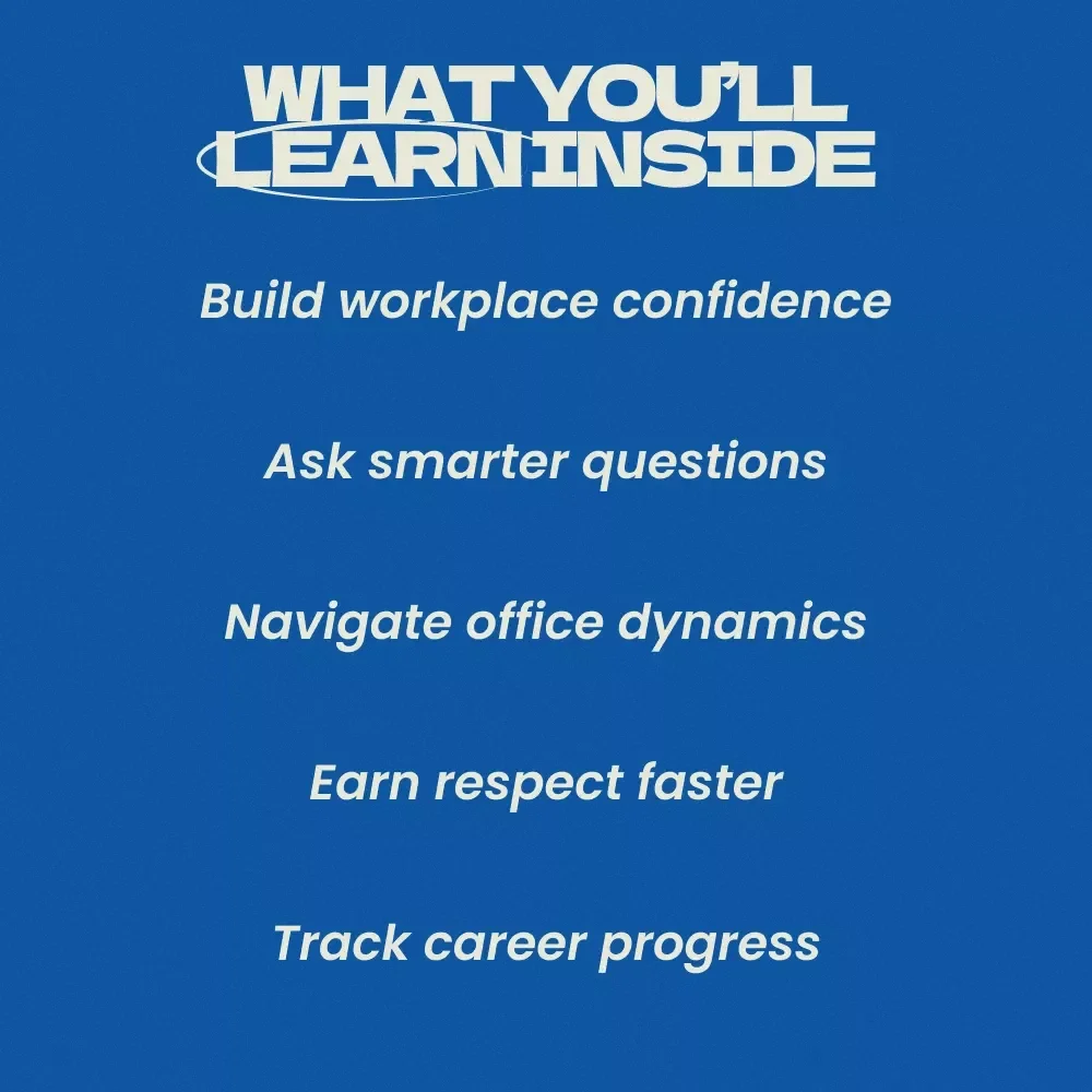 Confidence at Work: Your First-Year Toolkit to Shine – Practical Guide on how to build confidence at a new job | Career Confidence Workbook, First Job Success, Professional Growth Digital Download