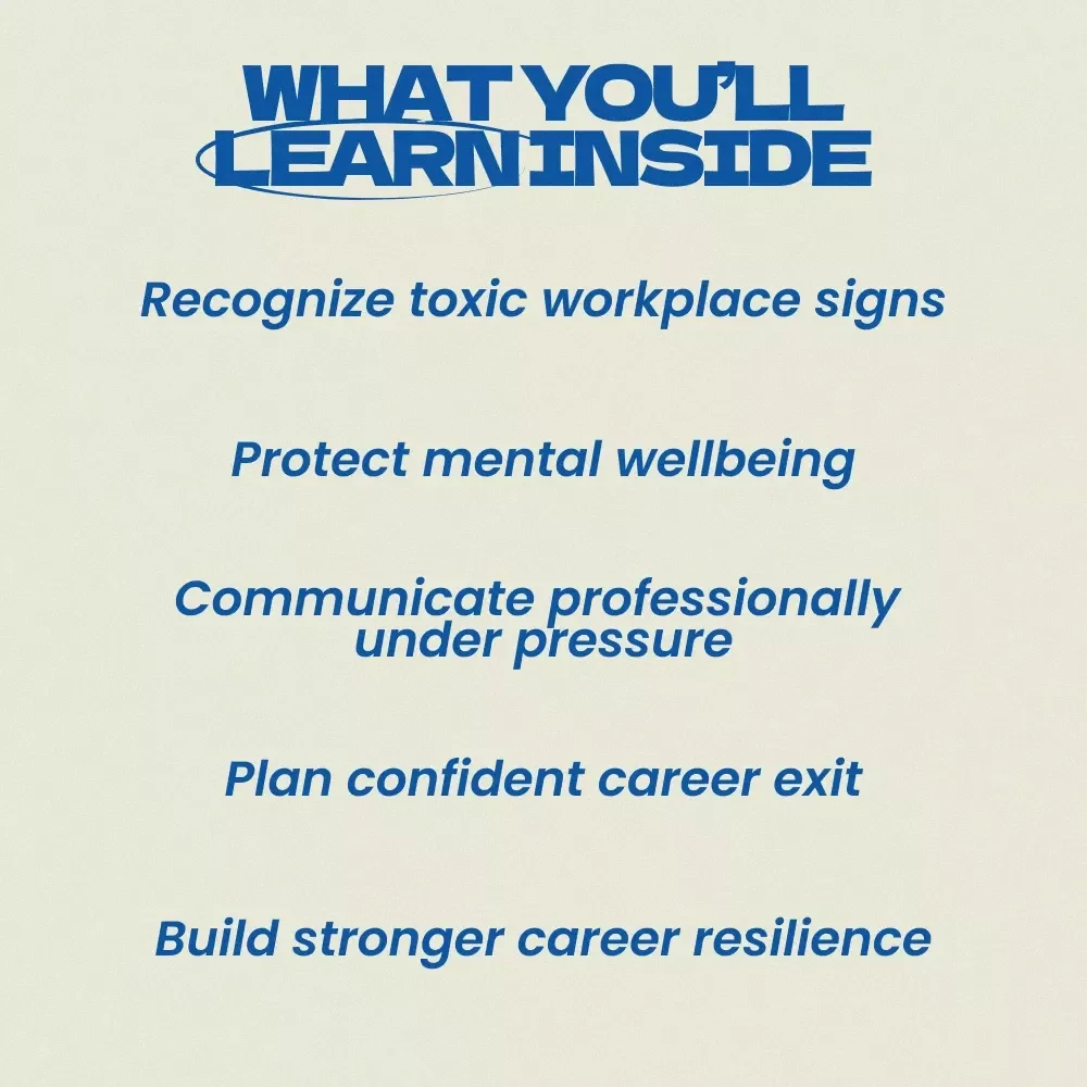 Breaking Free from Toxic Workplaces – Practical Guide on what to do when you are in a toxic work environment | Career Recovery eBook, Workplace Survival Strategy, Professional Exit Plan