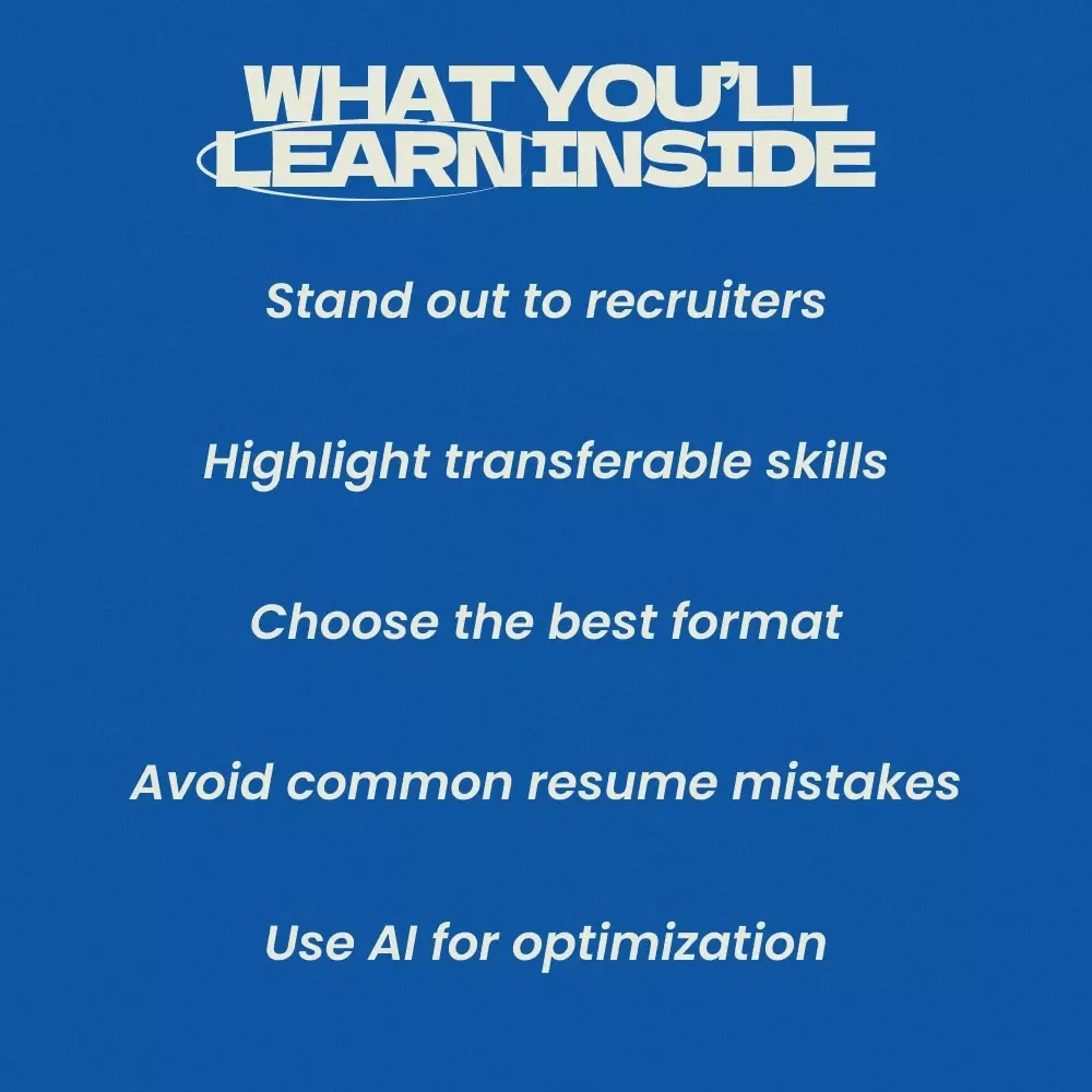 Best Resume Formats for Career Changers: The Ultimate Guide to Crafting Your Path to Success