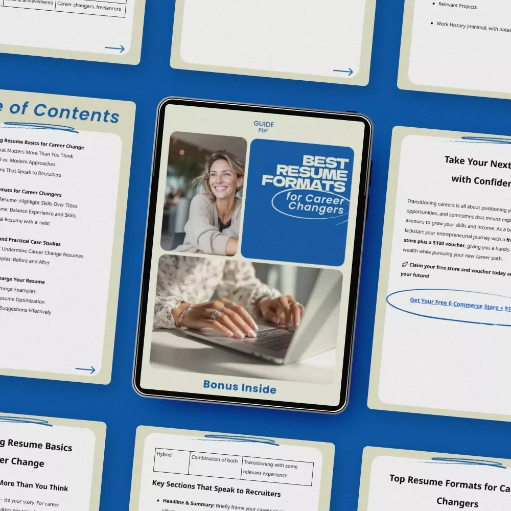 Best Resume Formats for Career Changers: The Ultimate Guide to Crafting Your Path to Success