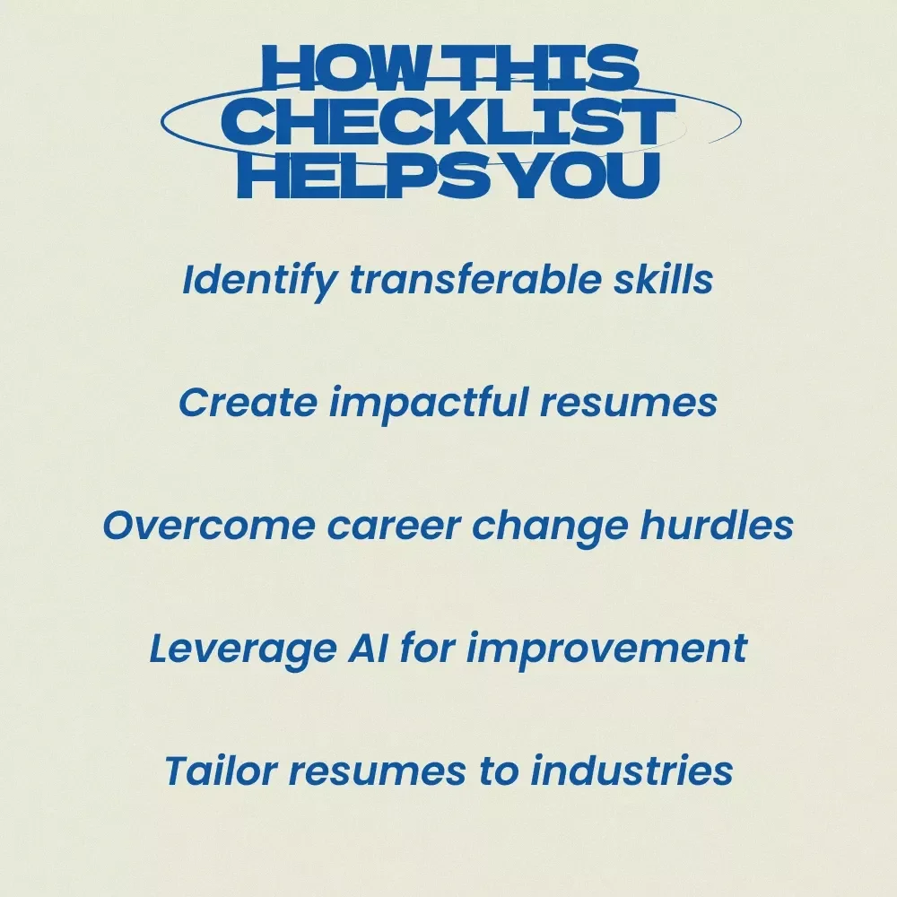 Deciding If a Functional Resume Is Right for Your Career Change – Career Change Checklist for Job Seekers