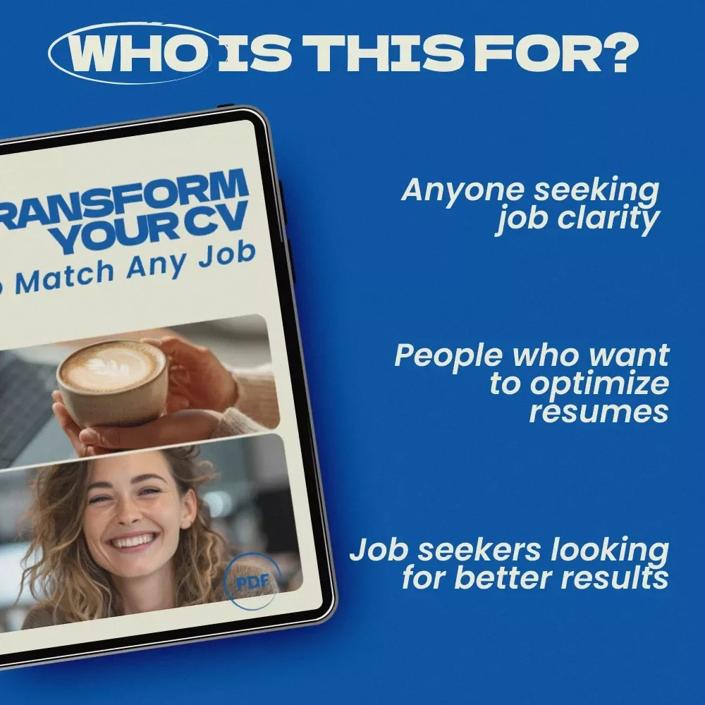 Transform Your CV to Match Any Job – Tailor Your Resume to a Job Description