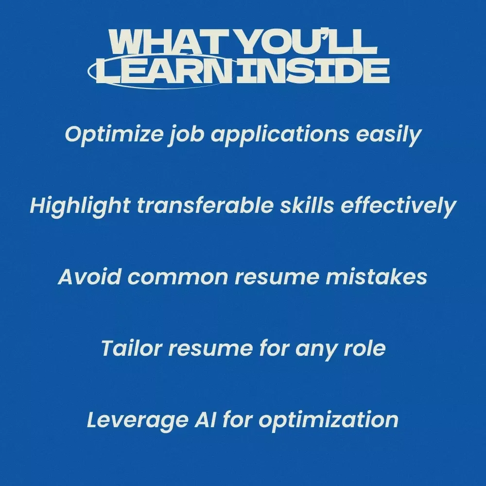 Transform Your CV to Match Any Job – Tailor Your Resume to a Job Description