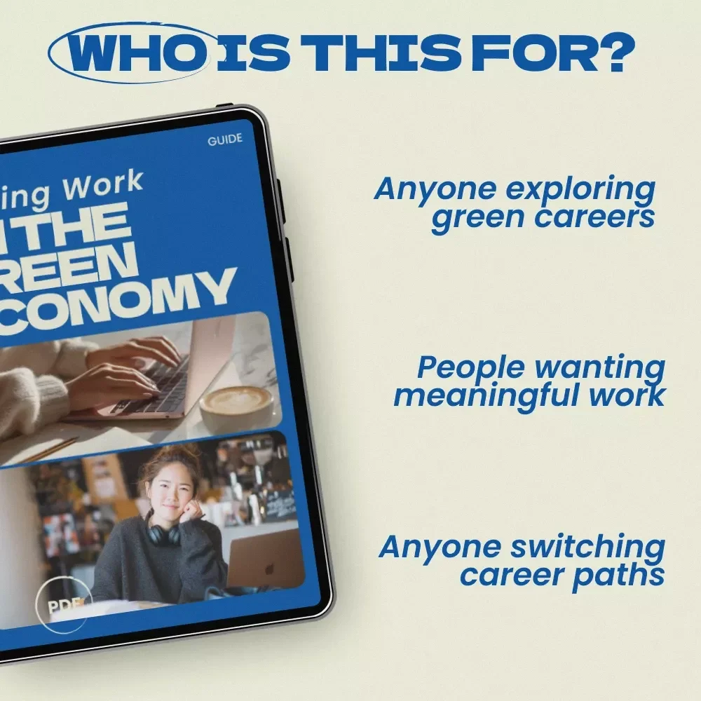 Finding Work in the Green Economy Guide | How to Find Jobs in the Green Economy, Sustainability Careers eBook, Eco-Friendly Job Search Checklist