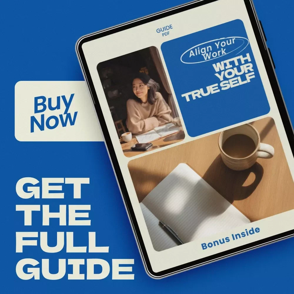 Align Your Work with Your True Self – A Guide on how to find a career that fits your personality | Career Clarity Workbook, Self Discovery eBook, AI Career Planning Tool