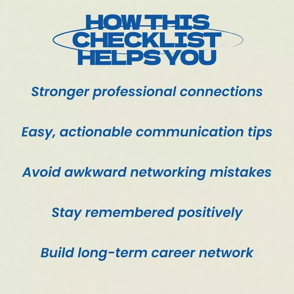 How to Keep Relationships with Coworkers After Leaving Checklist – Professional Networking Guide, Career Transition Toolkit, Workplace Relationship Tips, Digital Download