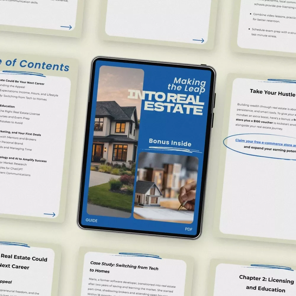 Making the Leap into Real Estate: A Career Change Guide for Aspiring Agents
